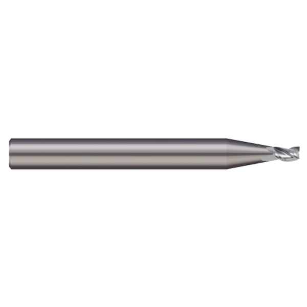 Micro 100 End Mill, 3 Flute, Square, 0.0450" Cutter dia, Length of Cut: 0.068" MEF-045-068-3